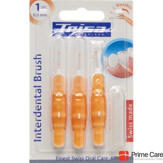 Trisa interdental brush ISO 1 0.8mm 3 pieces