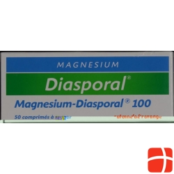 Magnesium Diasporal Lutschtabl 100 mg Orange flavor 50 pcs