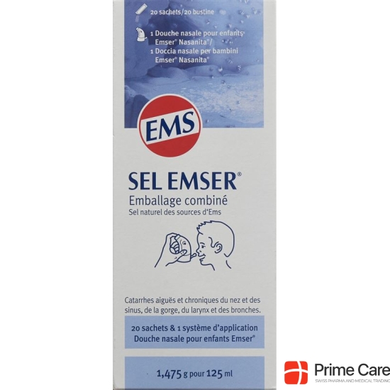 Emser salt Kombipack children nasal douche