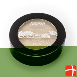 Lavera 2 in 1 Compact Foundation Honey 03 10 g