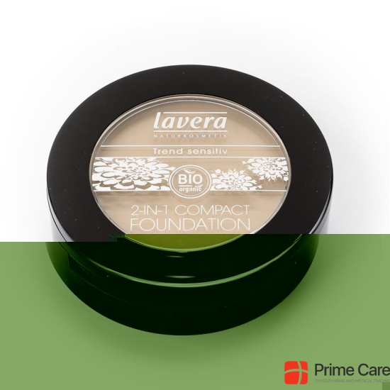 Lavera 2 in 1 Compact Foundation Honey 03 10 g buy online