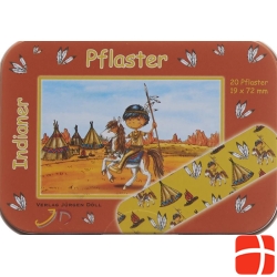 Döll adhesive plasters 19x72mm Indians Ds 20 pcs