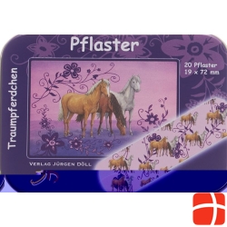 Döll adhesive plasters 19x72mm Traumpferdchen Ds 20 pcs