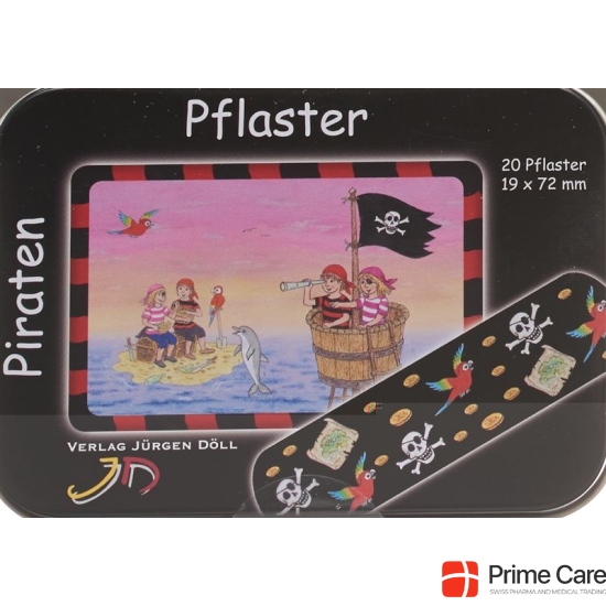 Döll adhesive plasters 19x72mm pirates Ds 20 pcs