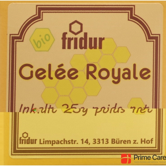 Fridur organic royal jelly-jar 25 g