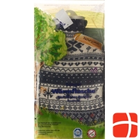 SINGER hot water bottle 2l knit cover blue Norwegians