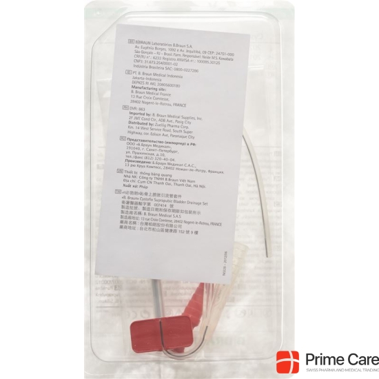 Cystofix point RTU balloon catheter CH12 40cm 12cm straight