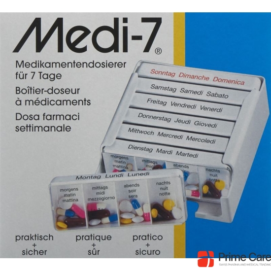 Medi-7 medicator white German / French / Italian