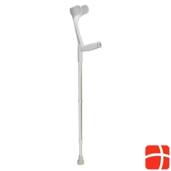 Ossenberg crutch alu / gray hard handle 140kg 1 pair