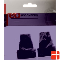 Ossenberg crutch capsule Pivoflex 16mm black one pair