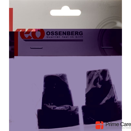 Ossenberg crutch capsule Pivoflex 16mm black one pair