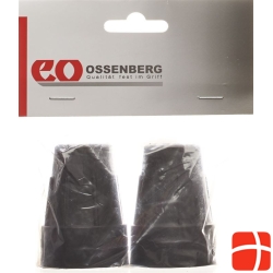 Ossenberg crutch capsule Pivoflex 19mm black one pair