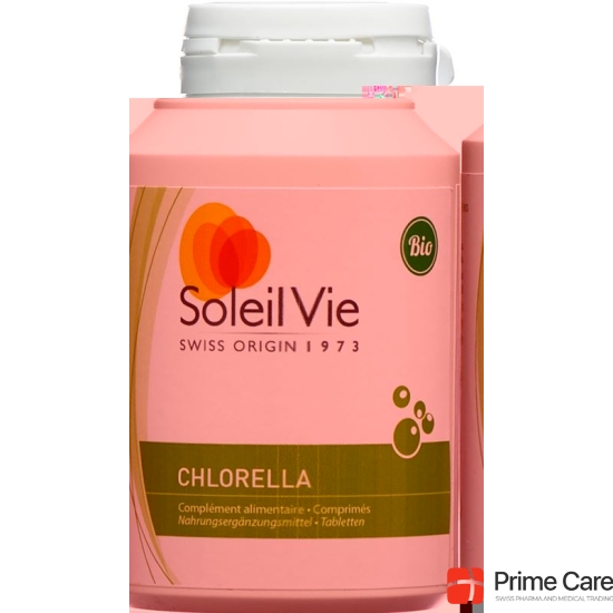 Soleil Vie Bio Chlorella pyrenoidosa tablets 250 mg fresh water algae 500 pcs