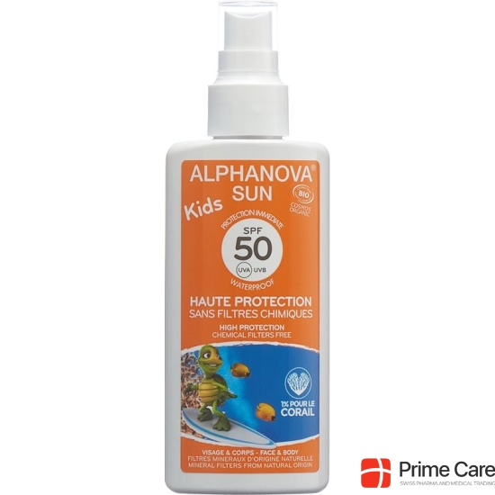 Alpha Nova SUN Spray Kid bio SPF50 without nanoparticles 125 ml