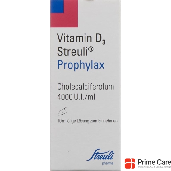 Vitamin D3 Streuli 4000 IU / ml oral solution 10 ml Prophylax