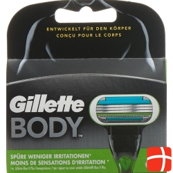 Gillette Body Systermklingen 4 pcs