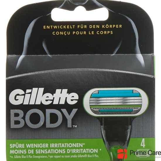 Gillette Body Systermklingen 4 pcs