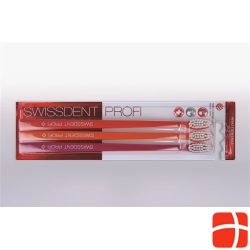 Swissdent Whitening Toothbrush Trio red orange purple soft