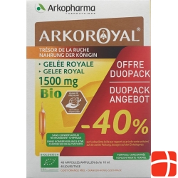 Royal jelly 1500mg Bio Duo 2 x 20 drinking ampoules