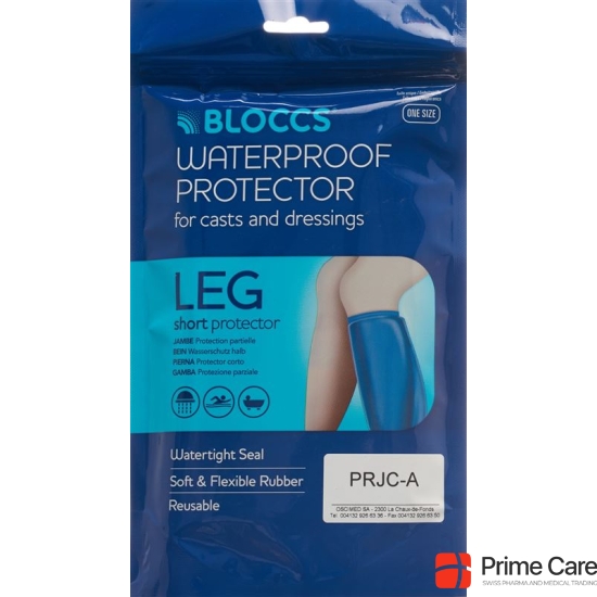 Bloccs bath and shower water protection for the leg 29-49 + / 66cm Adults