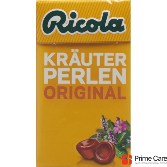 Ricola herbal pearl Original candy without sugar Box 25 g