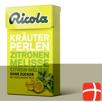 Ricola herbal candy beads Zitronenm without sugar Box 25 g