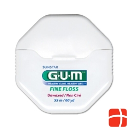 GUM SUNSTAR floss 55m fine unwaxed