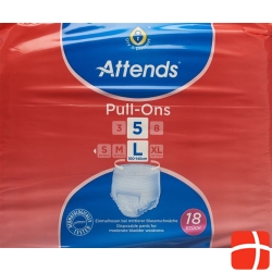 Attends pull ons 5 Pant L 18 pcs