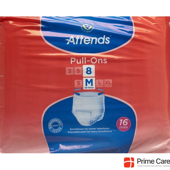 Attends pull ons 8 Pant M 16 pcs