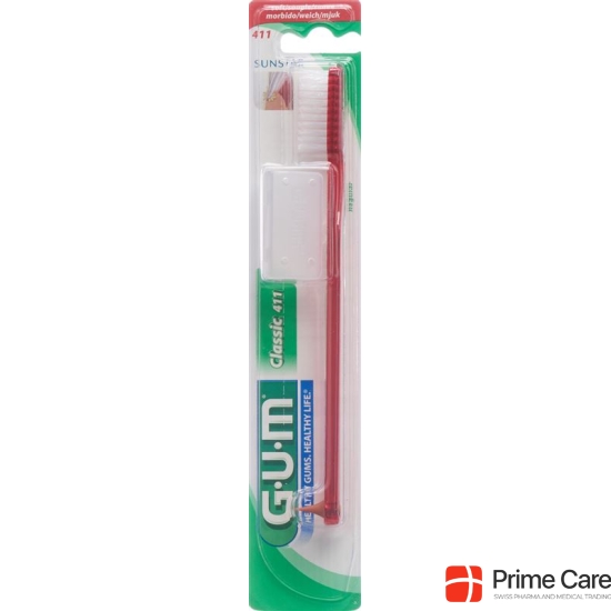 GUM SUNSTAR CLASSIC toothbrush full soft row 4