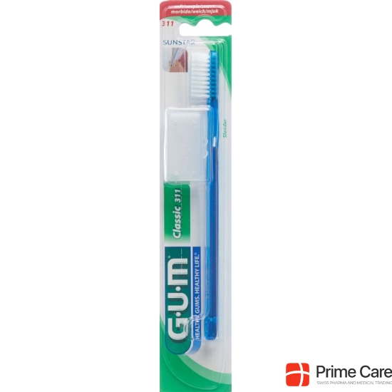 GUM SUNSTAR CLASSIC toothbrush full row soft 3