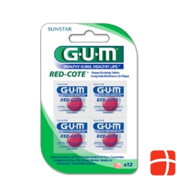 GUM SUNSTAR Red Cote tablets 12 pcs