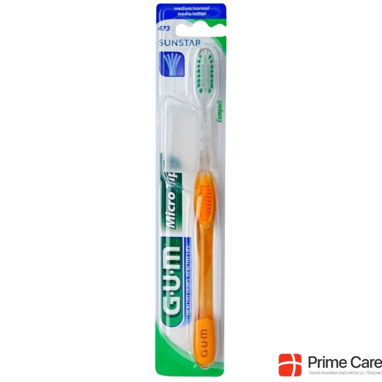 GUM SUNSTAR MICRO TIP toothbrush compact medium