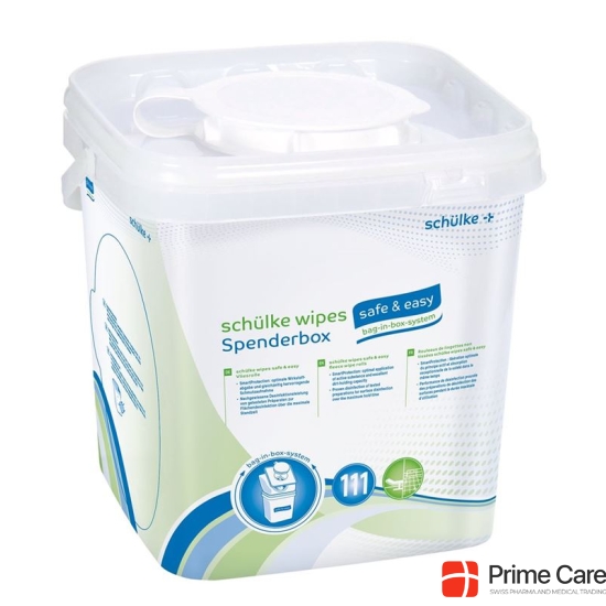 Schülke wipes safe & easy Box 10 pc