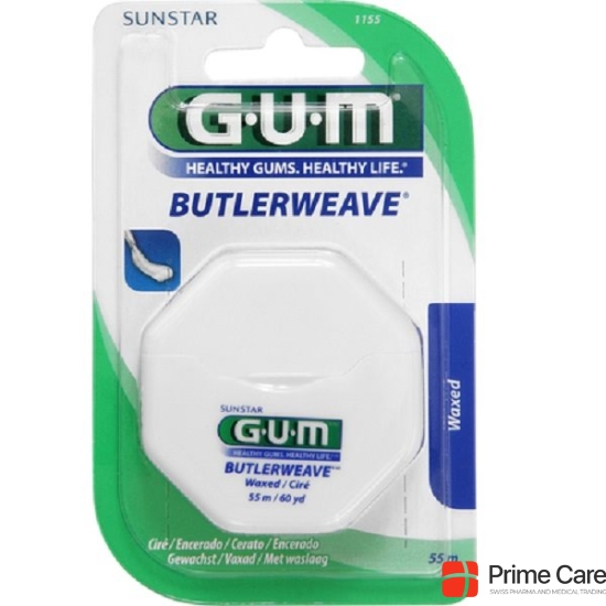 GUM WEAVE SUNSTAR floss waxed 55m