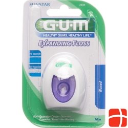 GUM EXPANDING SUNSTAR floss waxed 30m