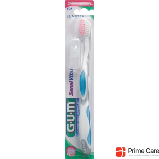 GUM SUNSTAR SENSI VITAL toothbrush compact ultrasoft