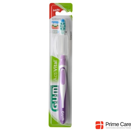 GUM SUNSTAR Activital toothbrush compact soft