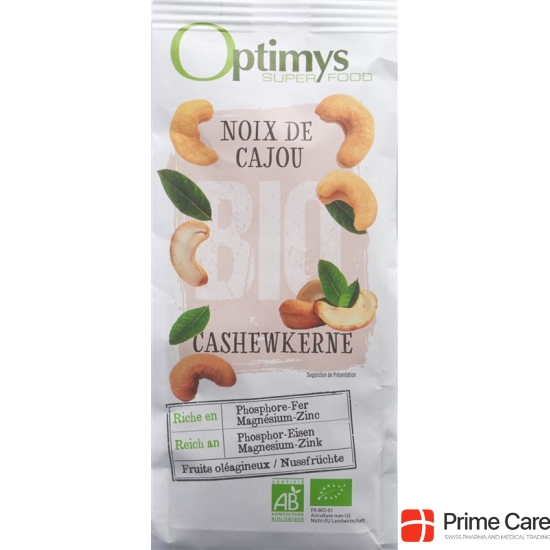 Optimys cashews Bio 200 g