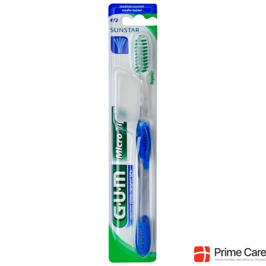 GUM SUNSTAR MICRO TIP toothbrush full medium