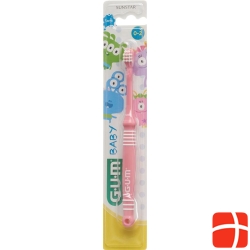 assorted GUM SUNSTAR baby toothbrush 0-2 years