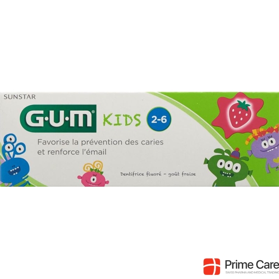 GUM SUNSTAR children toothpaste strawberry 50ml