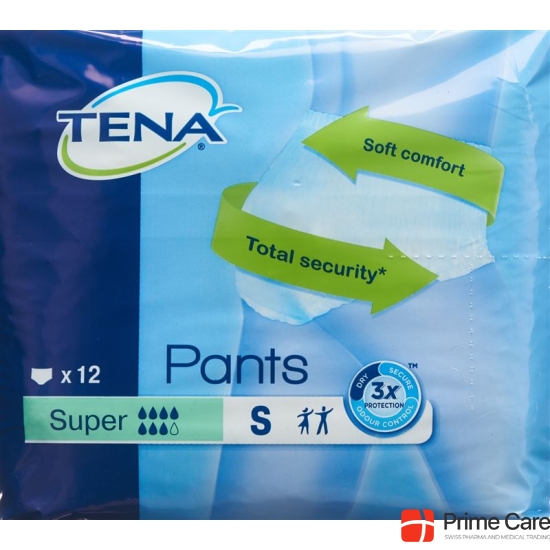 TENA Pants Super S ConfioFit 12 pcs