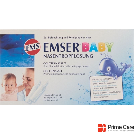 The Emser Baby nasal drop solution 20 x 2 ml