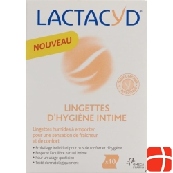 Lactacyd intimate wipes individually wrapped 10 pcs