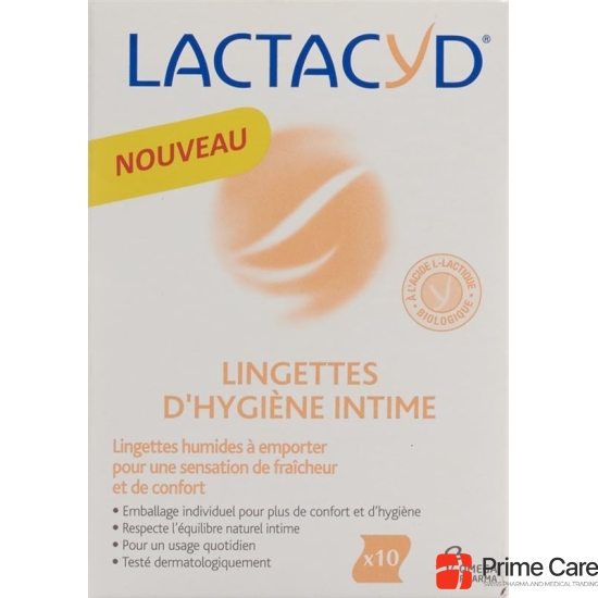 Lactacyd intimate wipes individually wrapped 10 pcs