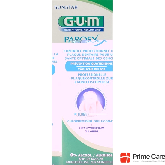 GUM SUNSTAR Paroex mouthwash 0.06% to chlorhexidine 500 ml