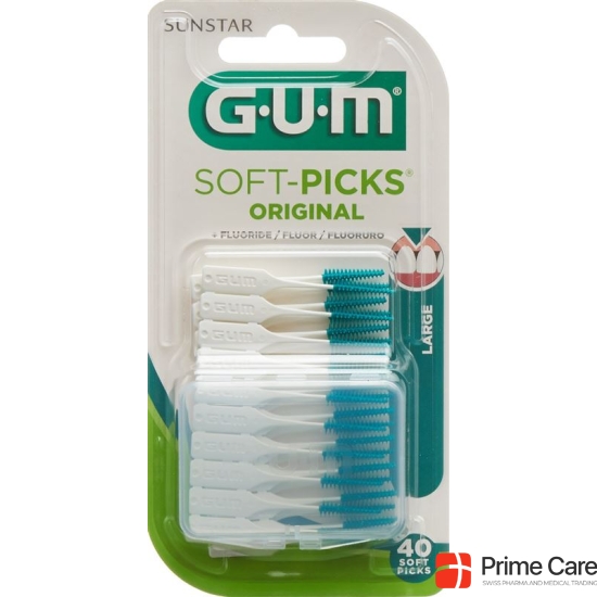 GUM SUNSTAR bristles Softpicks Large 40 pcs