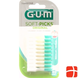 GUM SUNSTAR bristles Soft picks Regular 80 pcs