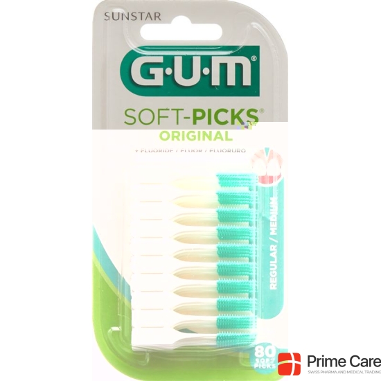 GUM SUNSTAR bristles Soft picks Regular 80 pcs